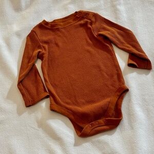 Garanimals Baby Boys Waffle Knit Bodysuit with Long Sleeves, 18M